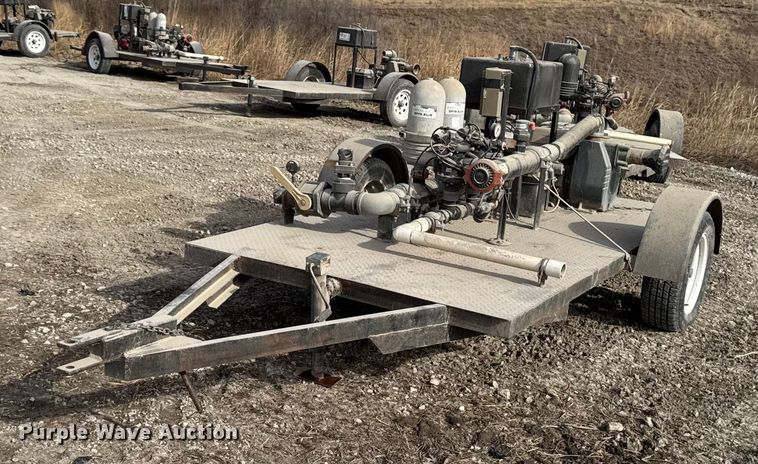 image for item EA2271 Shop built pump trailer