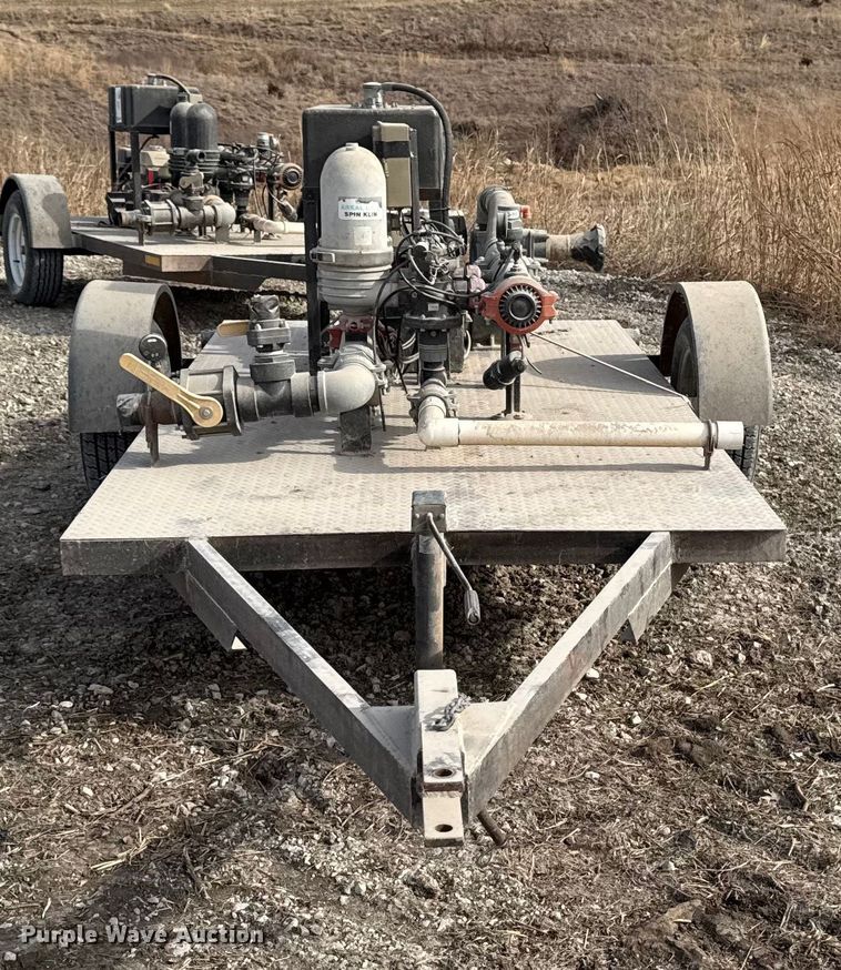 image for item EA2271 Shop built pump trailer