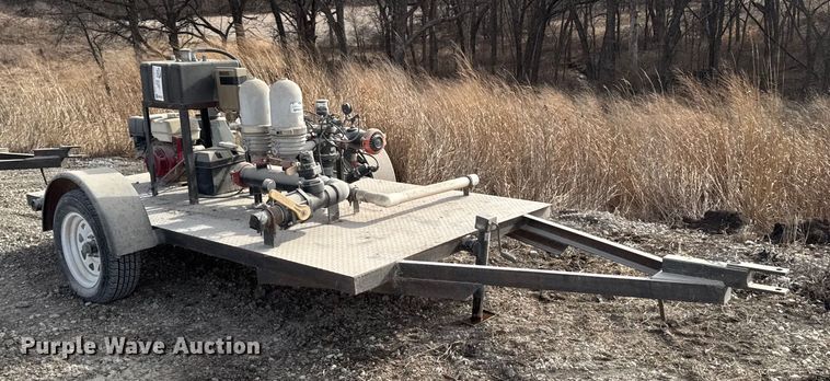 image for item EA2271 Shop built pump trailer