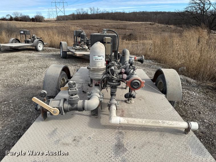 image for item EA2271 Shop built pump trailer