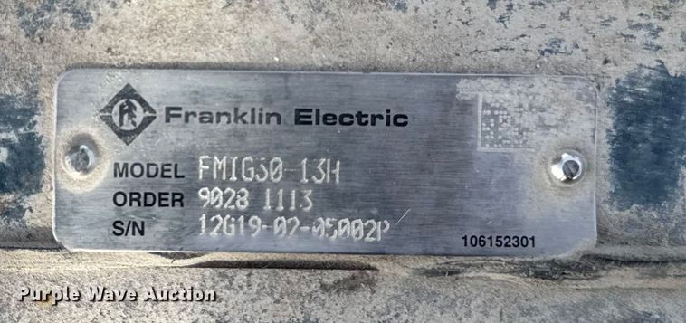 image for item EA2271 Shop built pump trailer