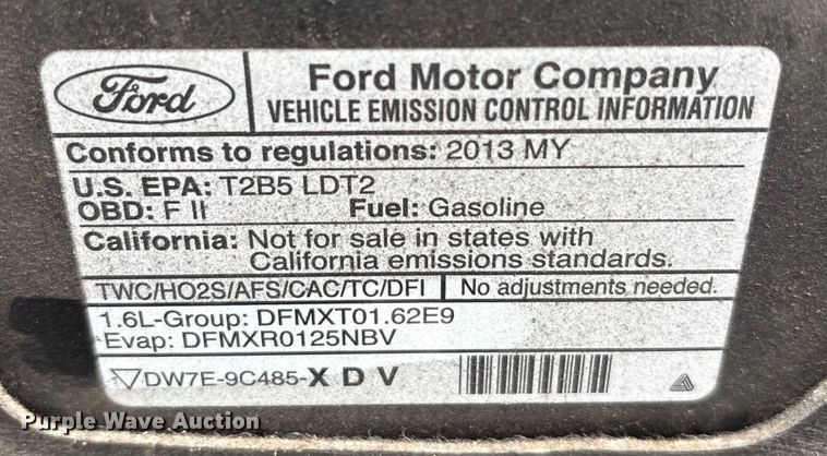 image for item EA7914 2013 Ford Escape SUV