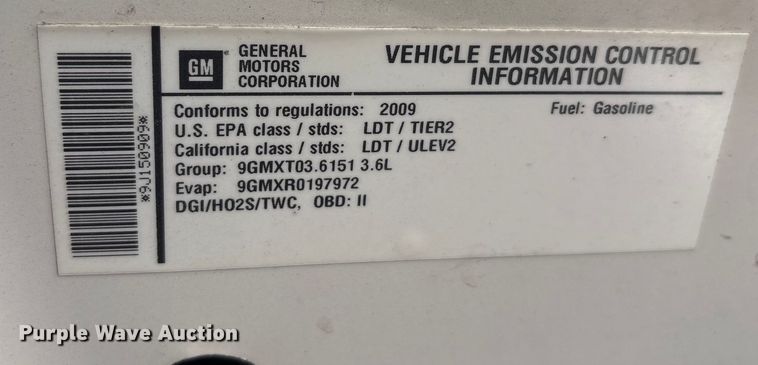 image for item EA7915 2009 GMC Acadia SUV