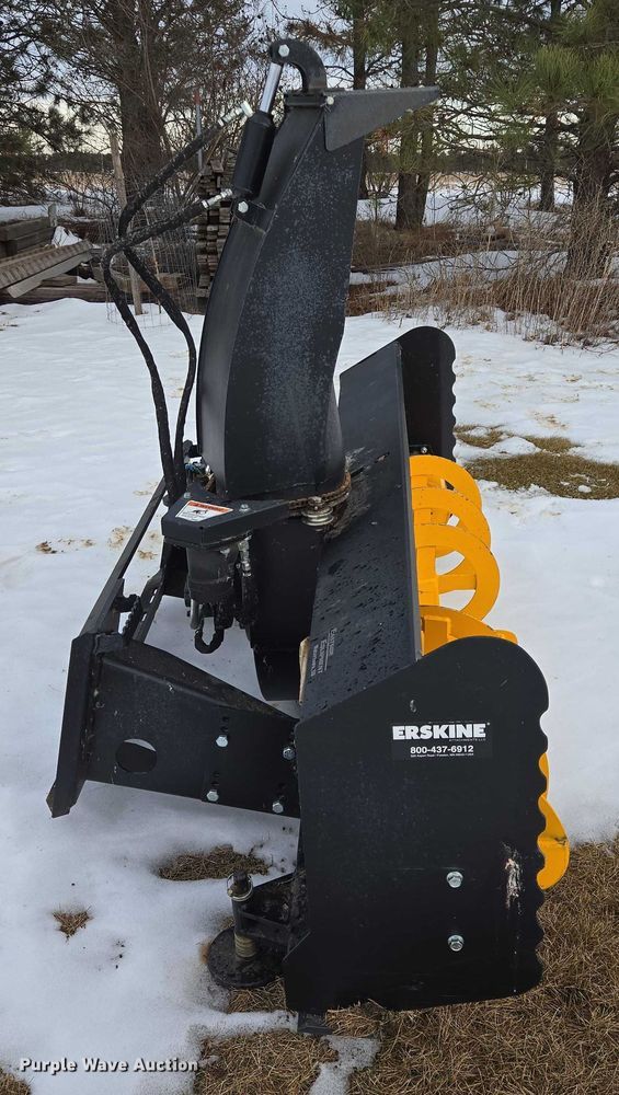 image for item EB1231 Erskine 2020 skid steer snow blower