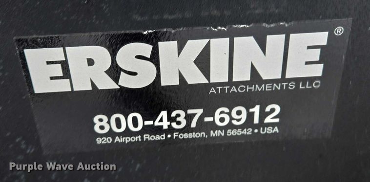 image for item EB1231 Erskine 2020 skid steer snow blower