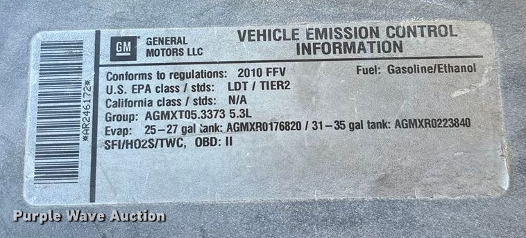 image for item ED2463 2010 Chevrolet Suburban SUV