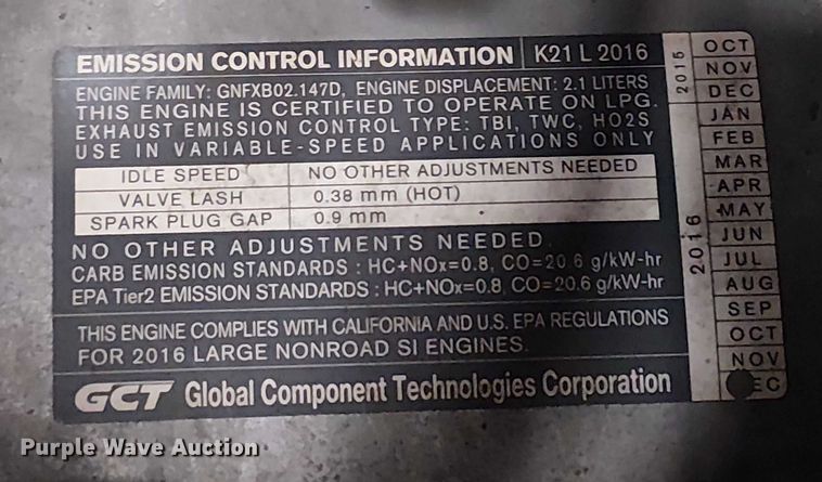 image for item EE5103 2017 UniCarriers CFS40 forklift