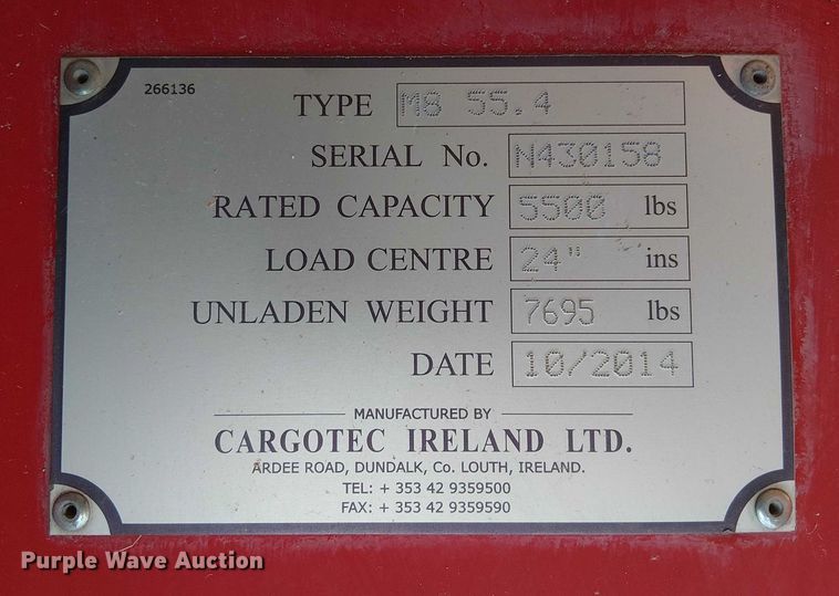 image for item EE5105 2015 Moffett M55 forklift