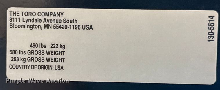 image for item EG1823 2018 Toro Heavy Duty Workman utility vehicle