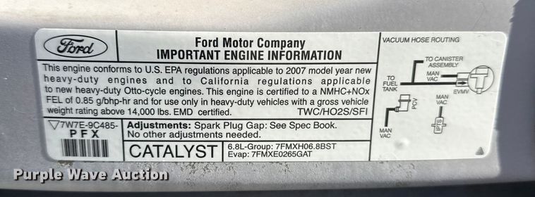 image for item EG1891 2007 Jayco Inc Greyhawk  RV