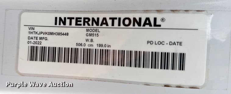 image for item EG1933 2021 Chevrolet Silverado 5500HD truck cab and chassis