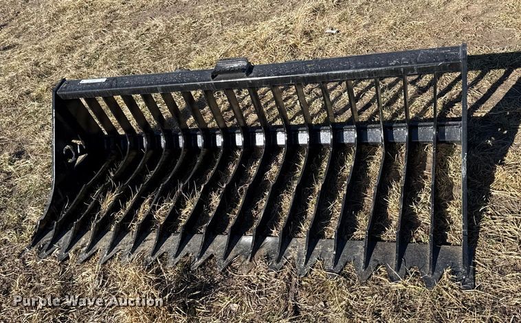 image for item EN0219 KC skid steer rock bucket