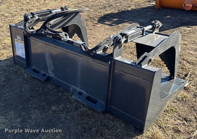image for item EN0226 2025 Wolverine GB-11-72W skid steer grapple bucket