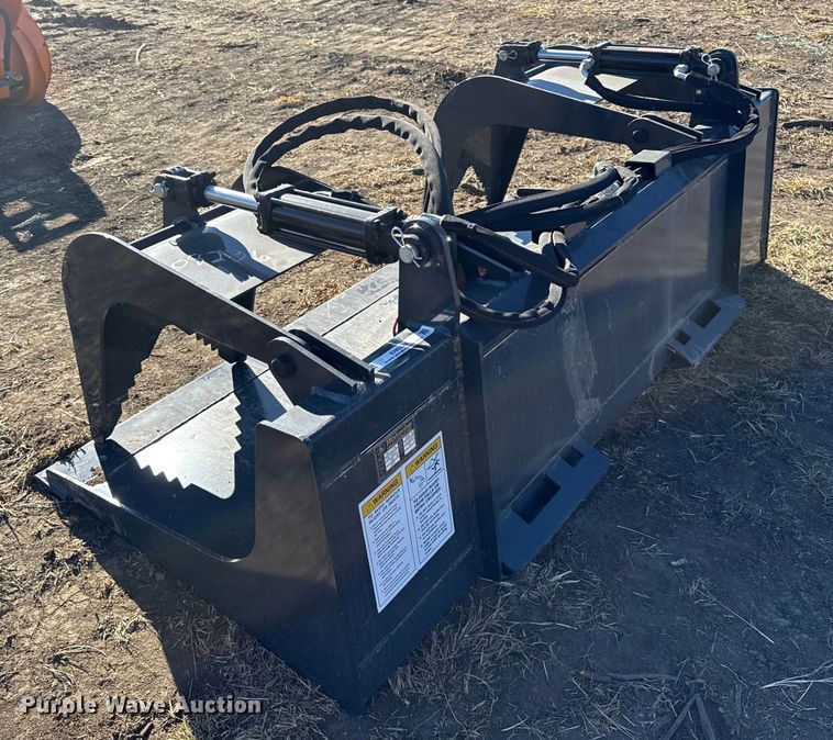 image for item EN0226 2025 Wolverine GB-11-72W skid steer grapple bucket