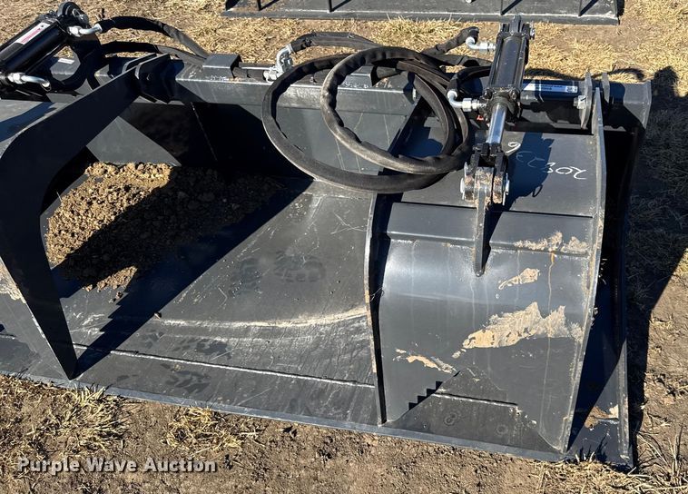 image for item EN0226 2025 Wolverine GB-11-72W skid steer grapple bucket