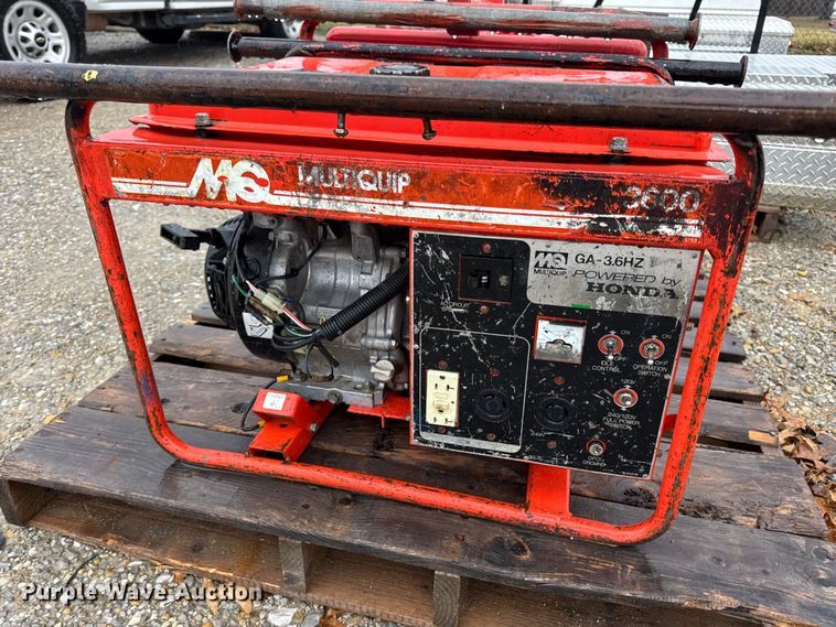 image for item EN0845 (2) MultiQuip GA-3.6 generators
