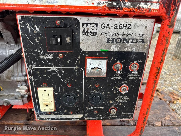 image for item EN0845 (2) MultiQuip GA-3.6 generators