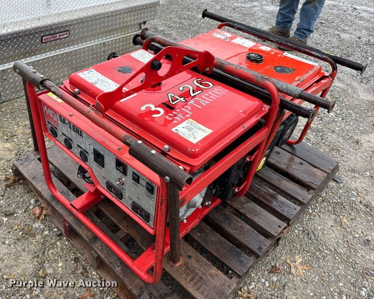 image for item EN0845 (2) MultiQuip GA-3.6 generators
