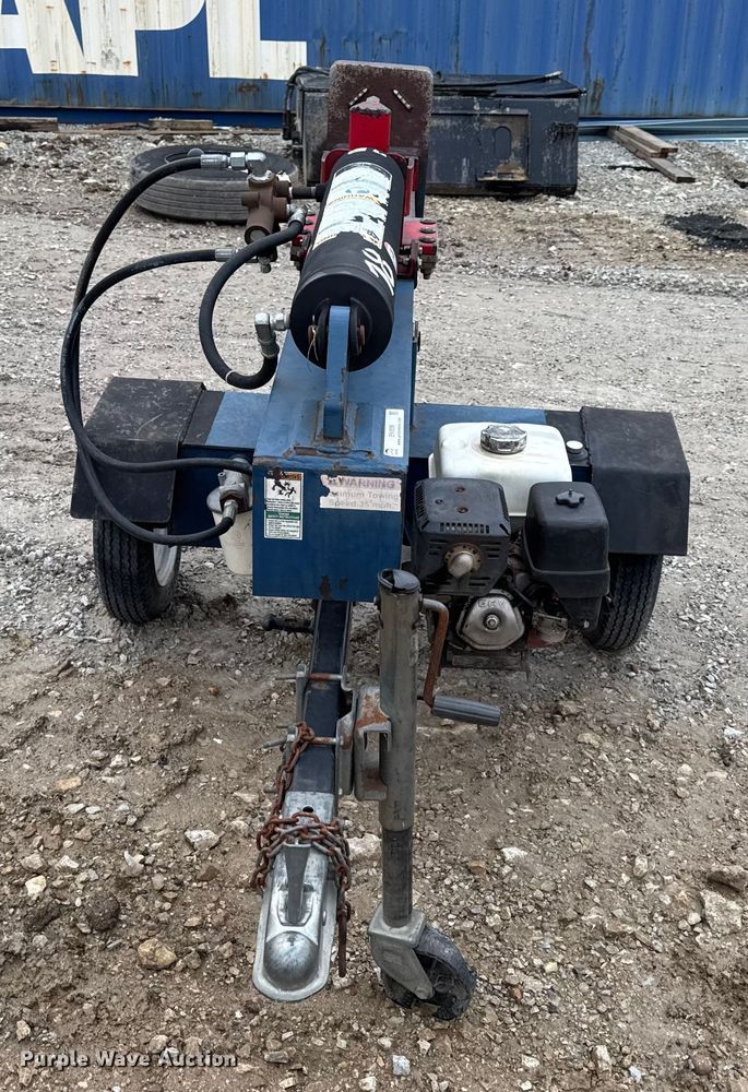 image for item EN0859 2013 Iron & Oak log splitter