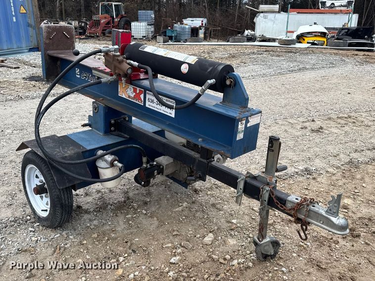 image for item EN0859 2013 Iron & Oak log splitter