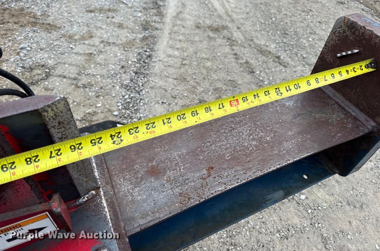 image for item EN0859 2013 Iron & Oak log splitter