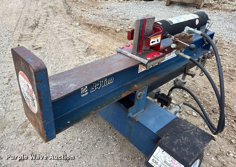 image for item EN0859 2013 Iron & Oak log splitter