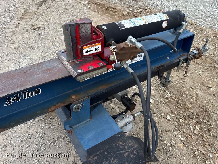 image for item EN0859 2013 Iron & Oak log splitter