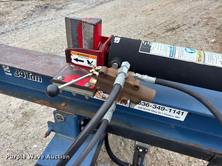 image for item EN0859 2013 Iron & Oak log splitter