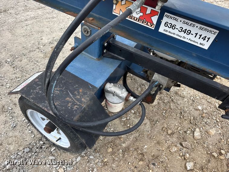 image for item EN0859 2013 Iron & Oak log splitter