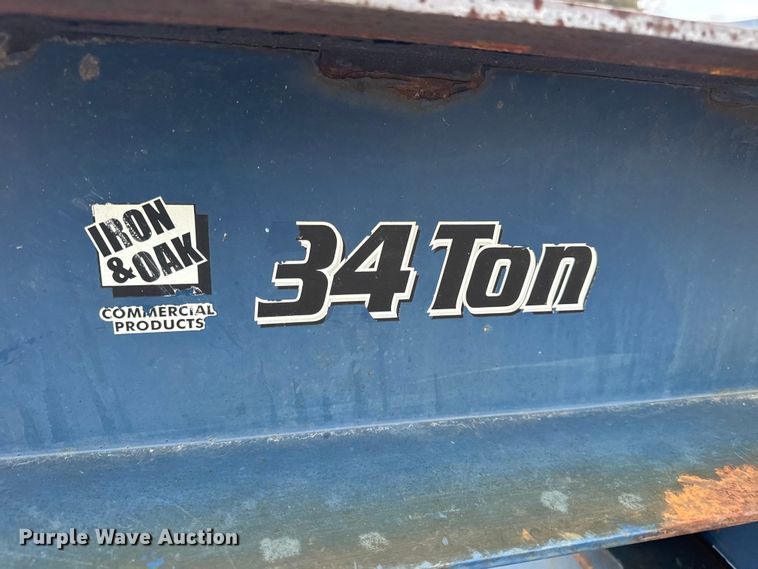 image for item EN0859 2013 Iron & Oak log splitter