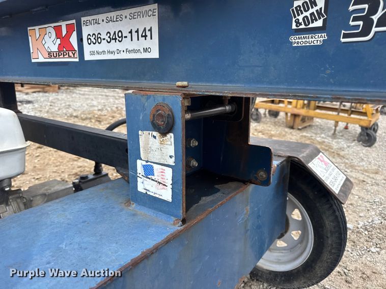 image for item EN0859 2013 Iron & Oak log splitter