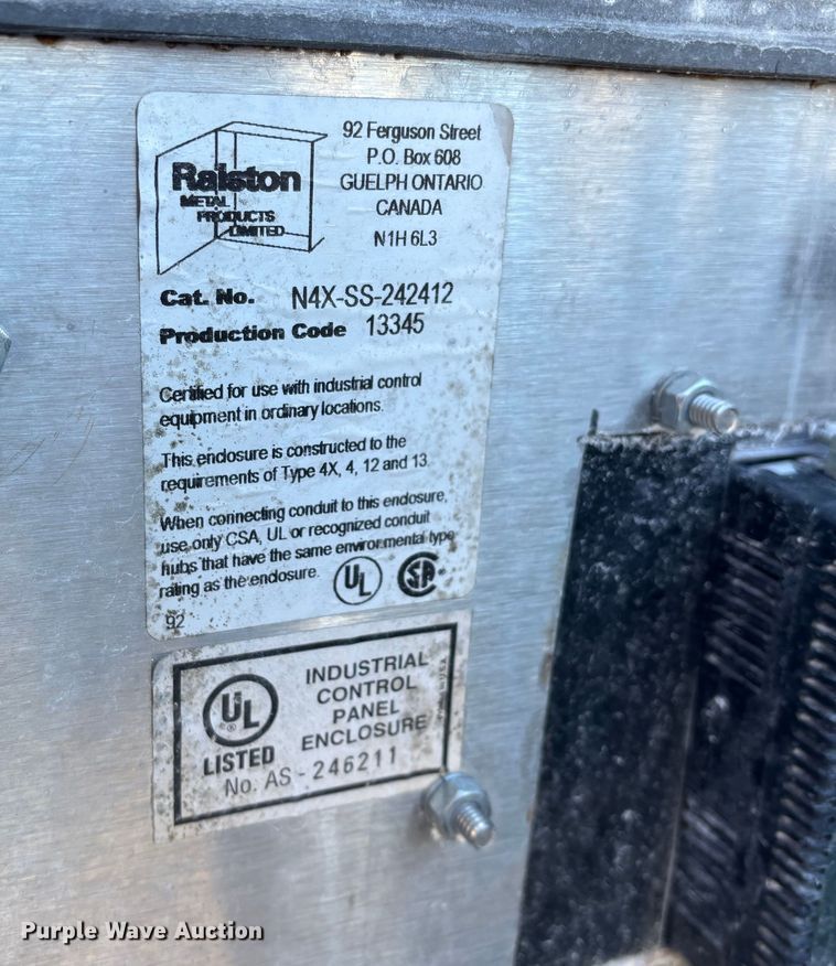 image for item EN5939 (2) electrical control cabinets