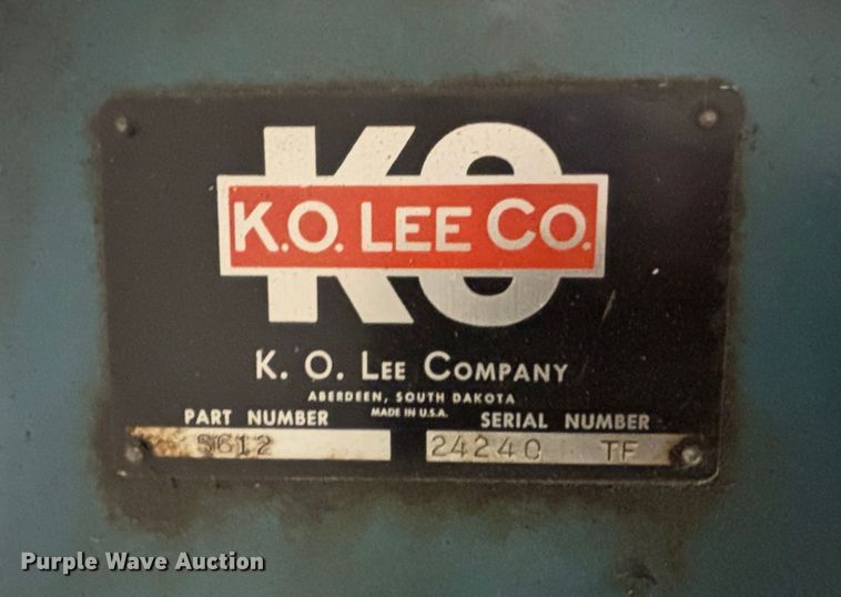 image for item EN5940 K.O. Lee Co. S612 surface grinder