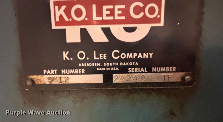 image for item EN5940 K.O. Lee Co. S612 surface grinder