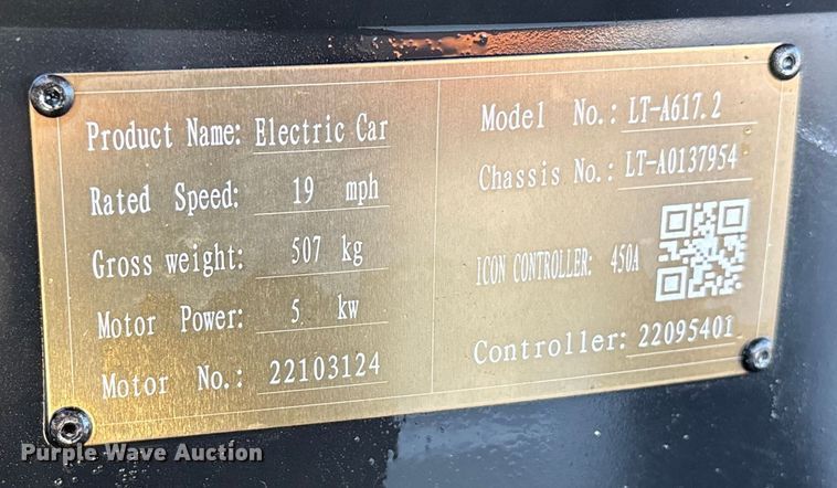 image for item EN5942 Icon LT-A617.2 golf cart