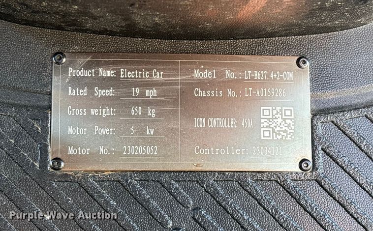 image for item EN5945 Icon LT-B627.4+2-C0M golf cart