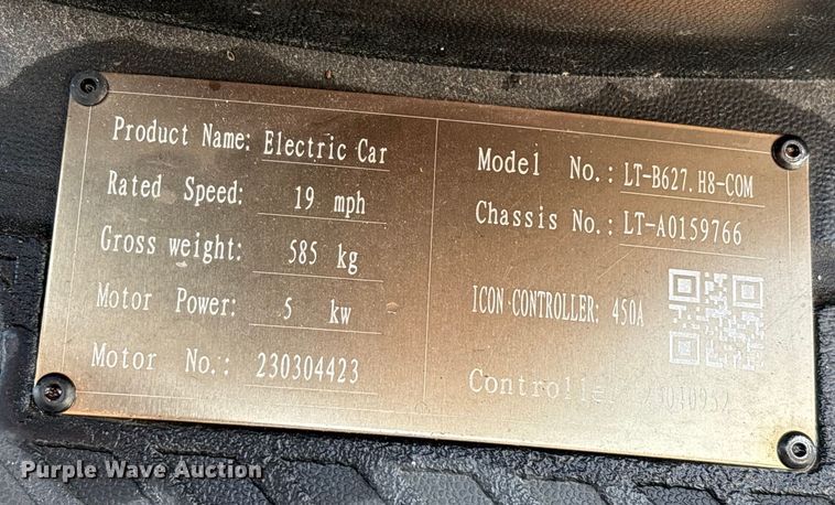 image for item EN5947 Icon LT-B627.H8-C0M golf cart