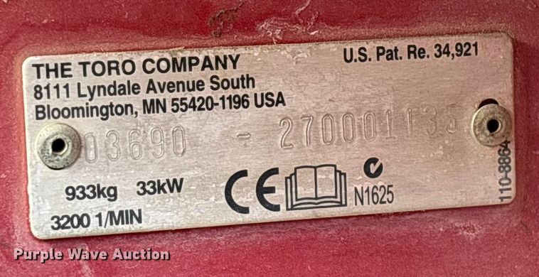 image for item EN5958 Toro Reelmaster 5610 CrossTrax AWD greens mower