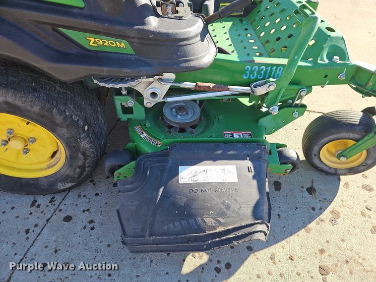 image for item EO4926 John Deere Z920M ZTR lawn mower