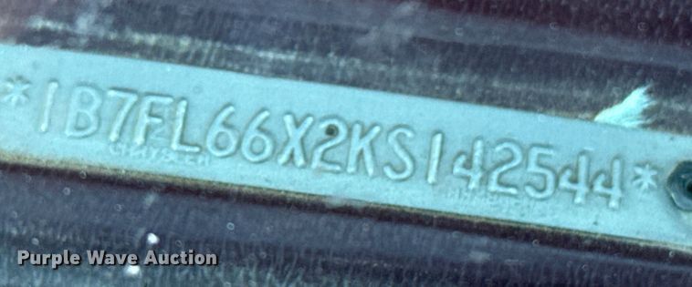 image for item EP2777 1989 Dodge Dakota pickup truck