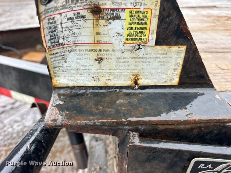 image for item ER0382 2020 Sure-trac equipment trailer