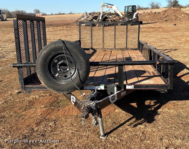 image for item ES5602 2020 Rockin's Trailer Mfg. utility trailer