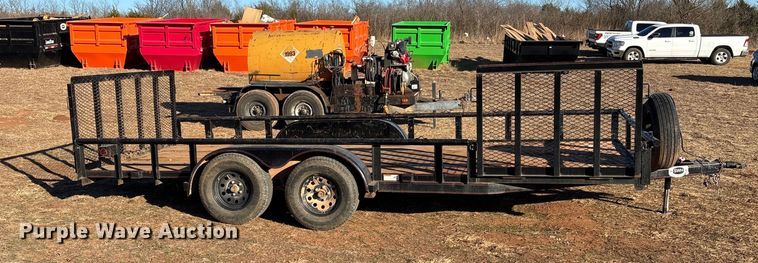 image for item ES5602 2020 Rockin's Trailer Mfg. utility trailer