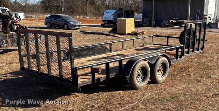 image for item ES5602 2020 Rockin's Trailer Mfg. utility trailer