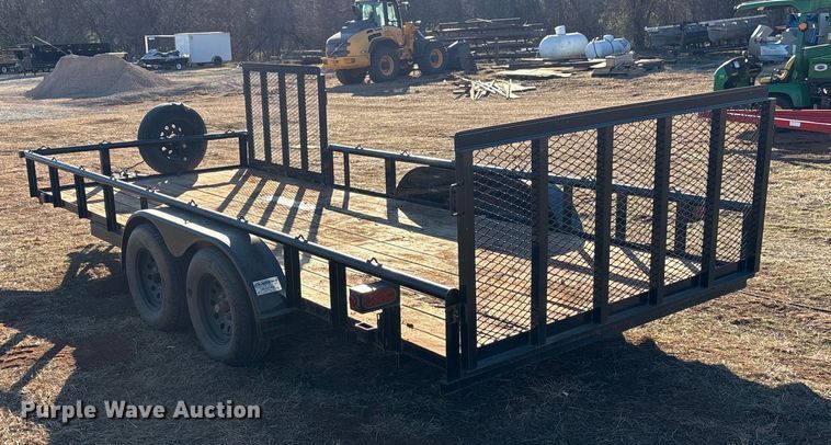 image for item ES5602 2020 Rockin's Trailer Mfg. utility trailer