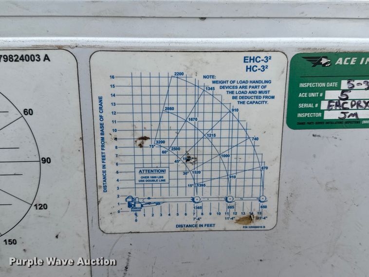 image for item ES5618 2018 Ford F350 Super Duty Ext. Cab utility bed pickup truck
