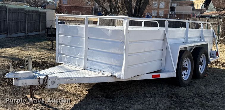 image for item ES5668 Shop built utility trailer