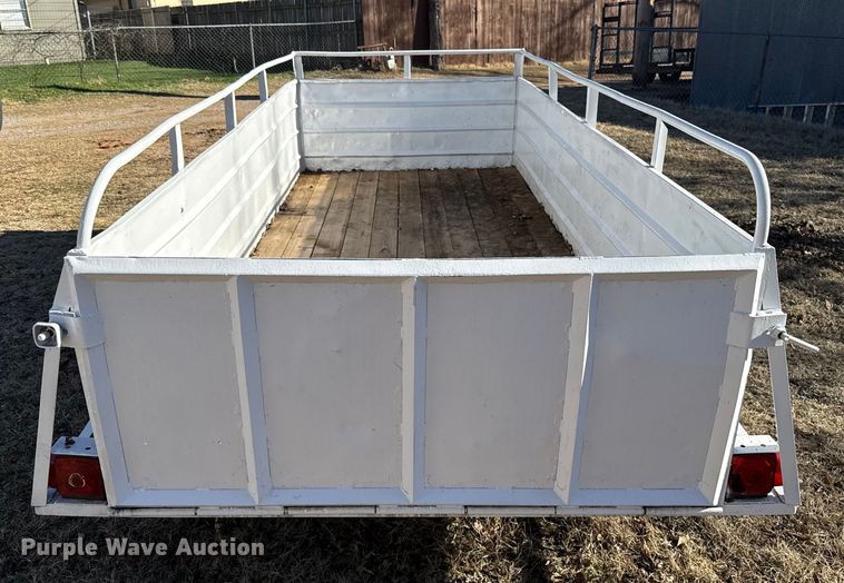 image for item ES5668 Shop built utility trailer