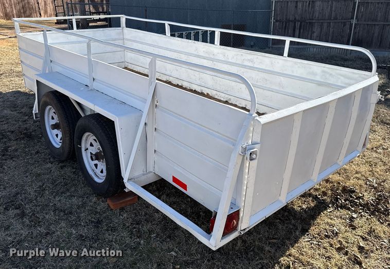 image for item ES5668 Shop built utility trailer