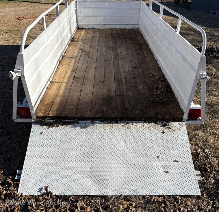 image for item ES5668 Shop built utility trailer
